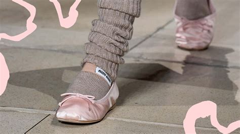 miu miu ballerina babet|Miu Miu Ballet Flats for Women .